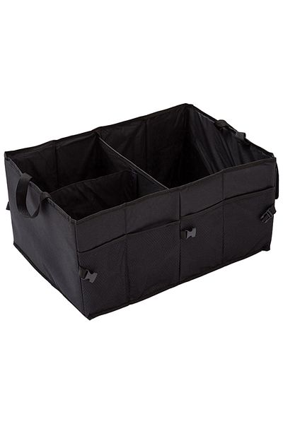 LEEPEE Black Big Capacity Collapsible Car Storage Box Trunk Cargo Case Repair Tools Holder Auto Organizer A