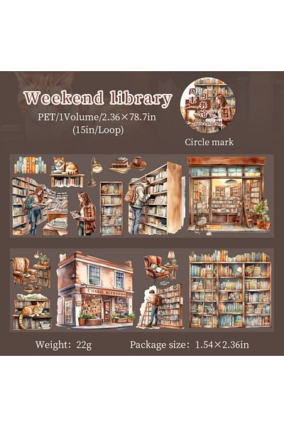 Choice F Jianqi 60mm*2m Transparent Material Tapes Corner Of Life Diy Masking Tape Scrapbooking Sticker La.