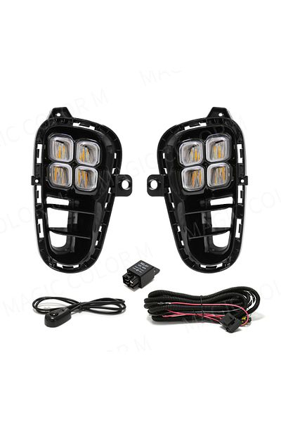 Choice Drl With H11 Plug Drl For Kia Rio 2017 2018 2019 2020 Led Daytime Running Lights Daylight Turn Signa