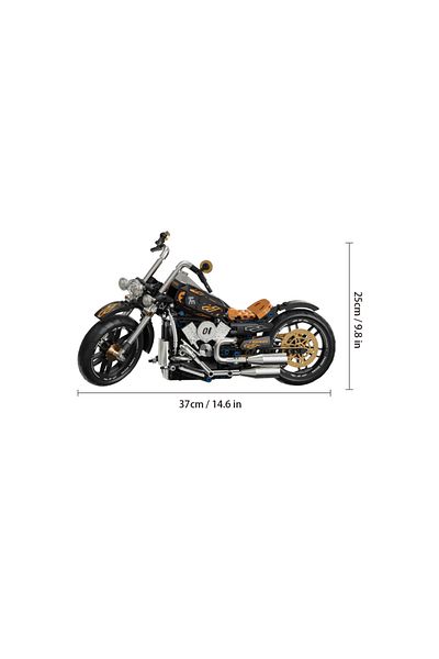 4HLP Bagged T1007 Motorcycle Toy Building Kits For Hanley Car, 445 Pcs Model Building Block Set,not Compa