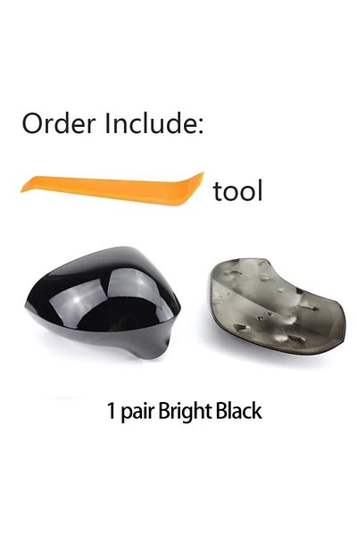 Choice Black Carbon Fiber Style Black Rearview Side Mirror Cover Caps For Seat Exeo 3r Leon 1p1 2009-2013 L