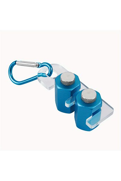 Wnew Blue 1 Pair Framing Square With Holder Knobs Framing Tool Carabiner Stair Guages For Stair Stringer