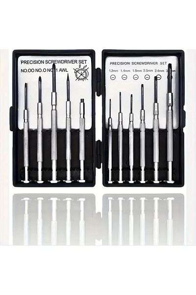 Choice 1 Set 11pcs Mini Precision Screwdriver Set, Small Screwdriver Set For Electronics, Toys, Computer, W