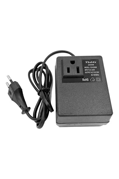 Choice محول جهد 200 وات بمقبس الاتحاد الأوروبي، محول من 220 فولت إلى 110 فولت...