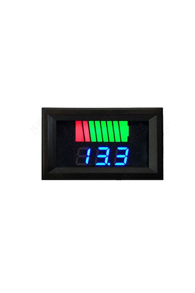 Choice 12v-60v Blue 0.56'' Red Blue Lcd Digital Voltmeter 12v 24v 60v 72v Battery Capacity Indicator Lead