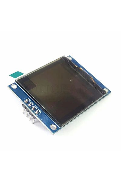 Choice وحدة شاشة LCD OLED مقاس 1.5 بوصة بيضاء 128 × 128 نقطة شريحة تشغيل Sh1107 Cog I2c Iic 4pin 3 فولت - 5 فولت