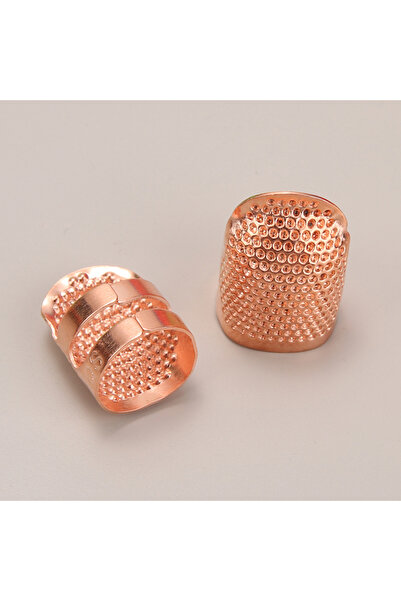 Choice3 إصبعية خياطة عتيقة قابلة للتعديل باللون الذهبي الفاتح، مصنوعة يدويًا ...