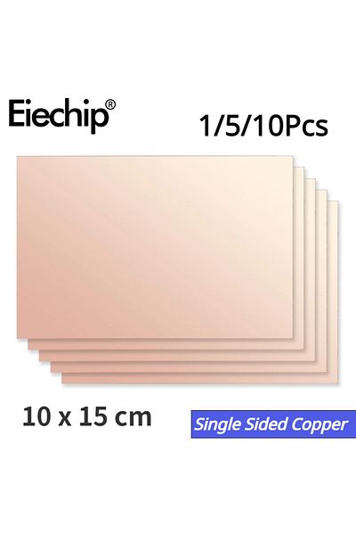 Choice 5 Pcs 1/5/10pcs Single Sided Copper Clad Laminate Pcb 10x15cm Copper Plated Universal Circuit Protot