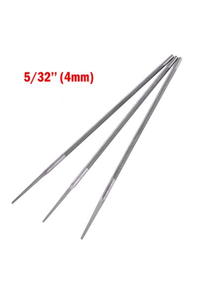 Choice 4mm 3pcs Steel Chainsaw Round Files Sharpening For Chainsaw Chains Grinding Tool Woodworking Hand To