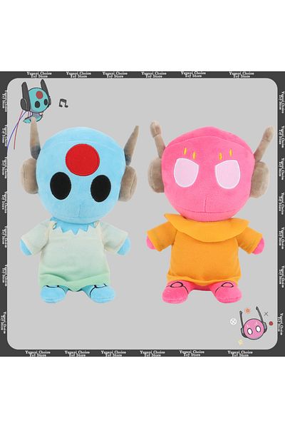 Choice 23cm 2pcs Pink And Blue Rain World - Five Pebbles Iterator Plush Cartoon Animals Stuffed Plush Game