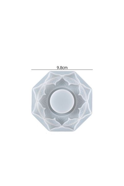PUSH PRESENT Mold Diy Crystal Epoxy Resin Mold Irregular Pattern Flower Candle Holder Storage Silicone Mold