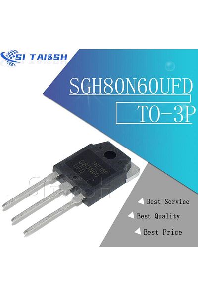 Si Tai&SH 5PCS  SGH80N60UFD G80N60 80N60 80A 600V TO-3P Ultrafast IGBT new original