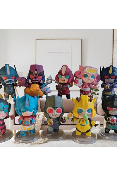 BANDAI Random 1pcs Original Transformers Series Blind Box Kindergarten Lucky Box Model Ornament Model Optim