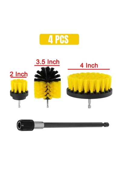 Choice1 طقم فرشاة الحفر الكهربائية المكون من 4 قطع، منظف متعدد الأغراض، أدوات...