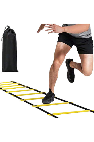 Choice سلم قفز قابل للتعديل بحزام من النايلون بطول 6 أمتار و12 درجة و3 أمتار ...