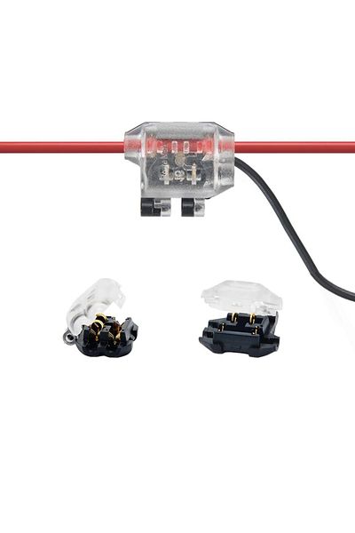 Choice 12pcs Y3 12pcs Low Voltage Wire Connector, Quick Wire Splice Connector, 3 Way T Tap Solderless Wire
