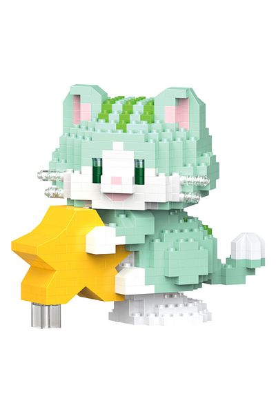 Choice W1209-460pcs Cartoon Series Lucky Cat Building Blocks Toys Puzzle Microparticle Puzzle Children's To