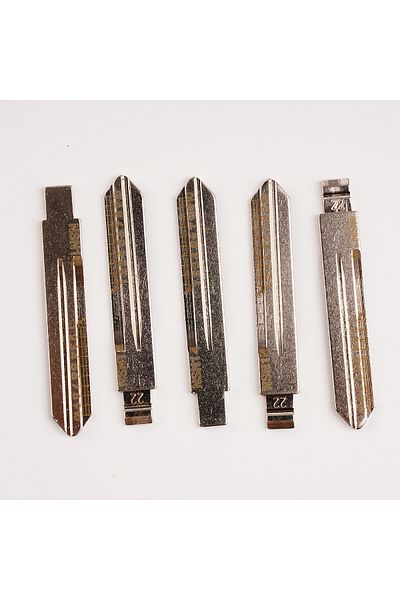 ITSkey 10pcs 5pcs 10pc Nsn14 Engraved Line Key Blade Uncut Blank Scale Shearing Teeth For Nissan Sunny Tiid