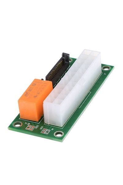 Ninth World كابل تمديد مزامنة مصدر الطاقة الجديد ATX 24pin إلى Molex 4pin / Sata Dual Psu