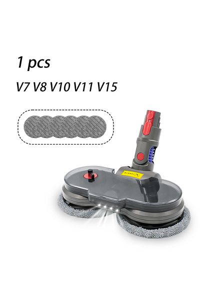 Choice مجموعة واحدة من ملحقات ممسحة المكنسة الكهربائية Dyson V7 V8 V10 V11 V15 مع خزان مياه قابل للإزالة كهربائيًا