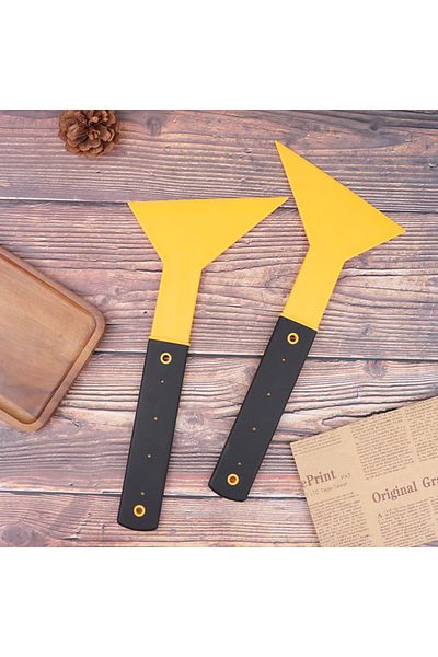 Choice Squeegee Tool Size 36*15cm Plastic Yellow Long Handle Car Vinyl Film Scraper Car Window Tint Scra...