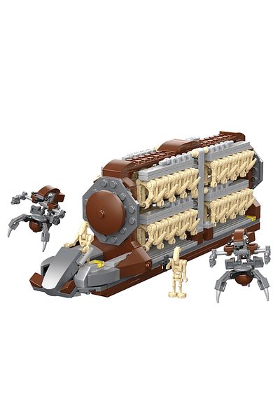 Hot Toys No Box Star Plan Platoon Attack Craft Destroy Droids Building Bricks Model Sets Robot Diy Blocks Toy