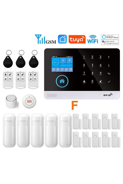 Choice Eu Plug F-2g Tuya Wireless Security Protection Alarm Smart Home Alarm System Kits House Security Pro