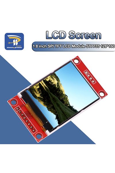Choice وحدة شاشة LCD TFT مقاس 1.8 بوصة وحدة شاشة LCD ST7735 SPI التسلسلي 51 برامج تشغيل 4 برامج تشغيل IO دقة TFT...