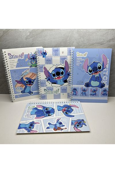 Choice Random One Random One Lilo & Stitch Coil Notebook Cartoon Stitch Horizontal Line Notebook Student St