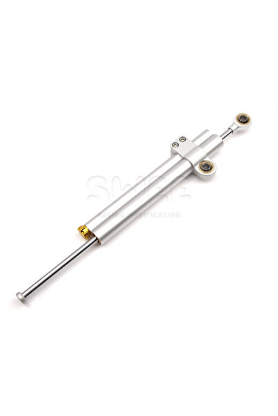 Choice Silver Motorcycle modification 373MM Universal Adjustable Steering Dam...