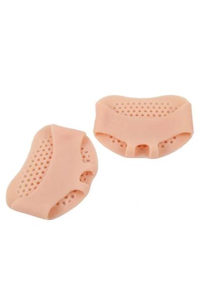 Choice 2pcs Nude 2pcs Silicone Metatarsal Pads Toe Separator Pain Relief Foot Pads Orthotics Foot Massage I