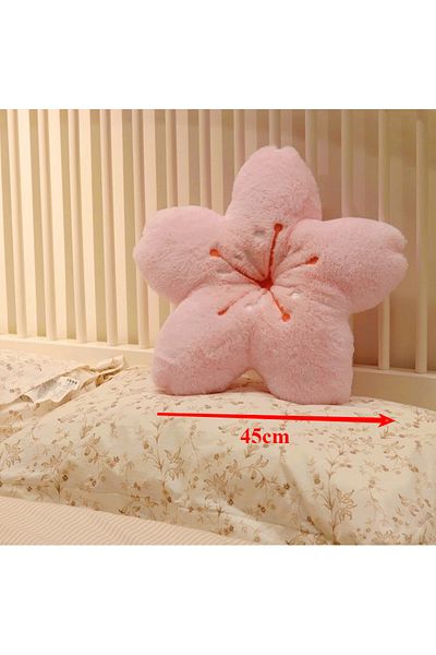 Choice Ins Pink Cherry Petals Pillow Girl Bedroom Living Room Decor Bay Window Floor Seat Cushion Plush ...