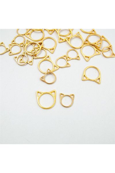 Choice 30pcs-bag 30pcs Cat Ears Metal Knitting Crochet Locking Stitch Markers Crochet Latching Diy Weaving