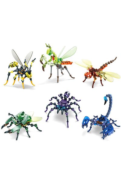 Choice Farm Vegetable Garden Animals Insect Scorpion Mantis Honeybee Ants Spider Accessories Building Bl...