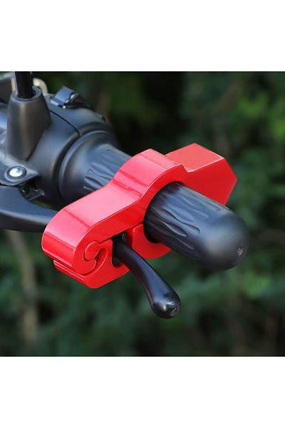 Choice Red Anti-theft Handlebar Throttle Lock, Aluminum Alloy Electric Car Motorcycle Bicycle Bottle Atv Ca