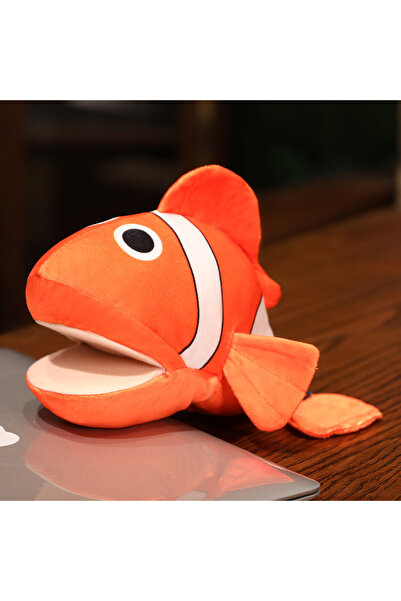 Choice دمى يد محشوة على شكل سمكة حمراء أو سمكة قرش أو حوت قاتل أو سمكة استوائ...