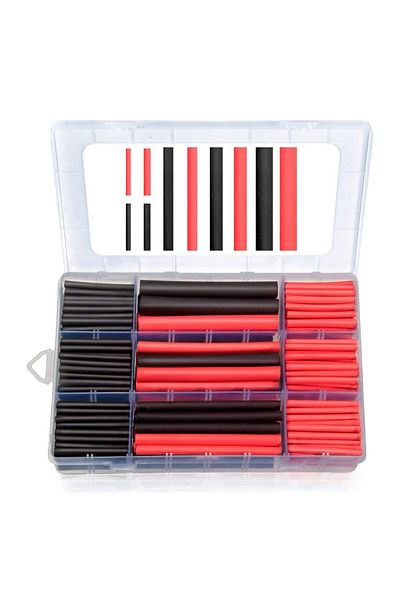 Choice 270pcs In Box 270 Pcs Heat Shrink Tubing Kit - 3:1 Ratio Adhesive Lined, Marine Grade Shrink Wrap -