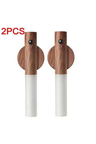 Choice Style A 2pcs Intelligent Wooden Magnetic Suction Lamp Led Charging Night Light Staircase Corridor Be