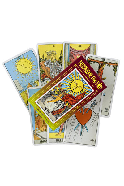 Choice بطاقات التارو الروسية RUT01، العرافة، الكهانة، مع دليل ورقي، مجموعة تد...