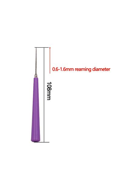 Choice No.2 Diamond Reaming Needle Drill Grinding Shaped File Diy Enlargement Bead Hole Reamer Pearls Cryst