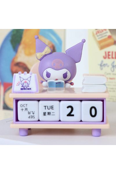 Choice Kuromi Sanrio Pochacco Kuromi Desk Calendar Series Kawaii Action Figures Model Collectible Office De