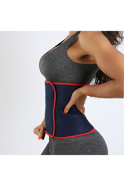 Choice One Size Navy Blue Waist Trainers Lumbar Protection Support Slimming Body Shaper Belt