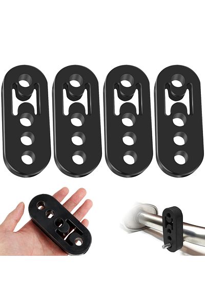 Choice 4/8Pcs Car Exhaust Hangers Rubber Mount Bracket Hangers Muffler Hanger for Protecting Car System ...