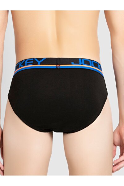 JOCKEY Pop Colour Modrrn Brief FP02-01 Black