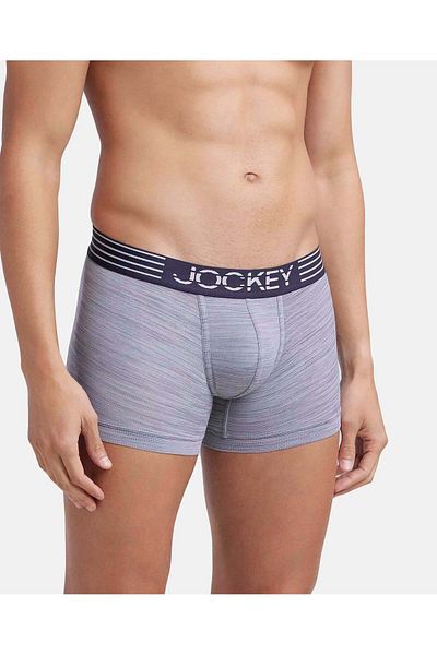 JOCKEY Move-Mens Microfiber  Sports Trunk MM05-01 Gray