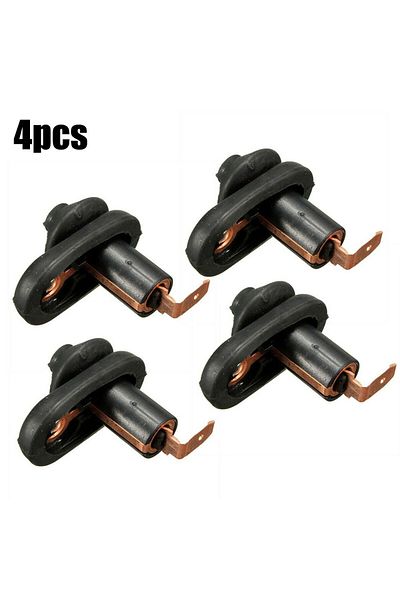 Choice 4pcs Universal Black Car Interior Door Light Lamp Switch Vehicle Button Door Switch Door Light Sw...