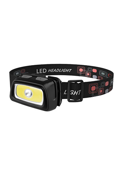 Choice مصباح أمامي صغير SOLOLANDOR أسود 200 لومن LED مقاوم للماء IPX4 AAA أحم...