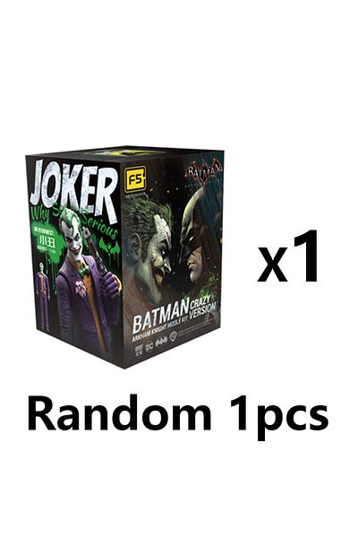 Choice 1pcs New F5 Batman Arkham Knight Assembled Model Blind Box 11style 10cm Action Figures Crazy Version