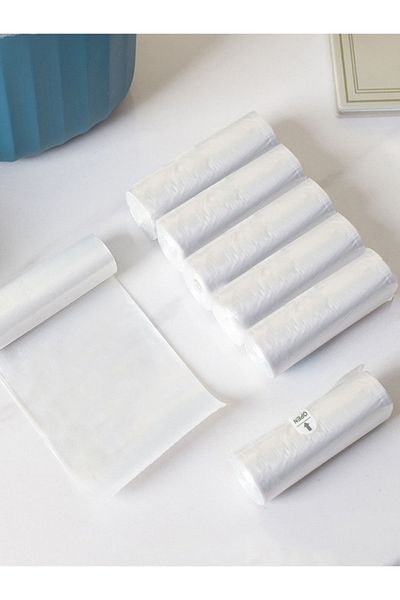 Choice White 100pcs Thicken Desktop Small Garbage Bags Household Car Mini Disposable Plastic Rubbish Bags T