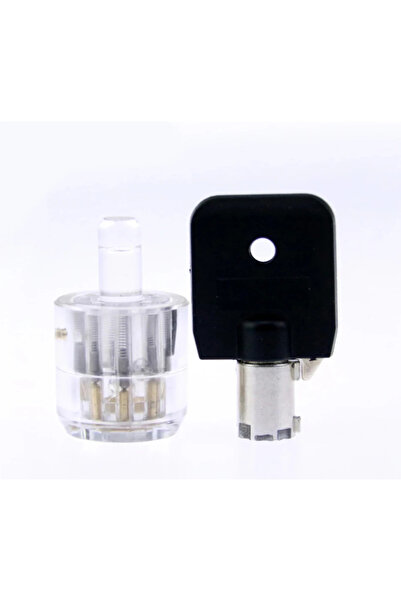 Choice 7 Pin Plum Lock Transparent Tubular Lock Cylinder Visible Pick Cutaway...